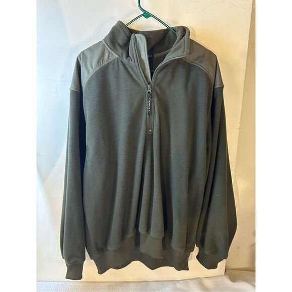 Nike golf thermal green fleece zipper jacket mens large - Picture 1 of 7